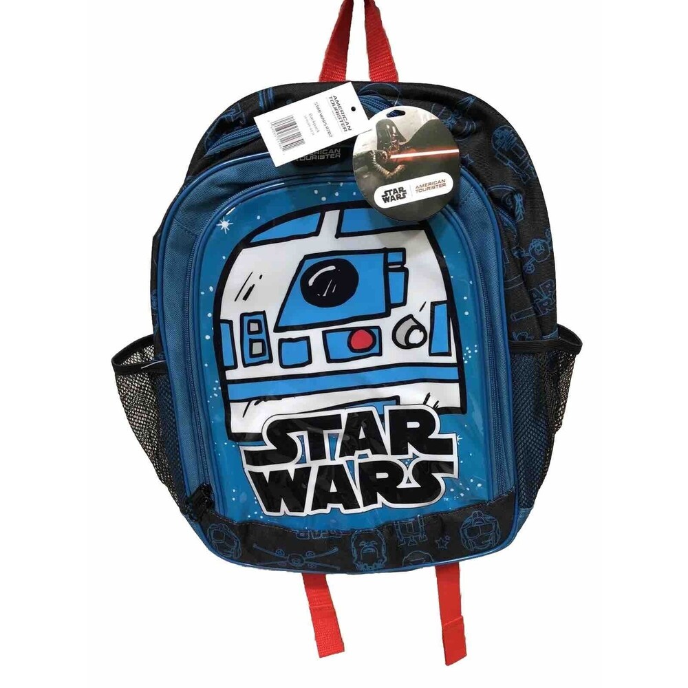 Disney Backpack Star Wars R2D2 by American Tourister Brand Blue New